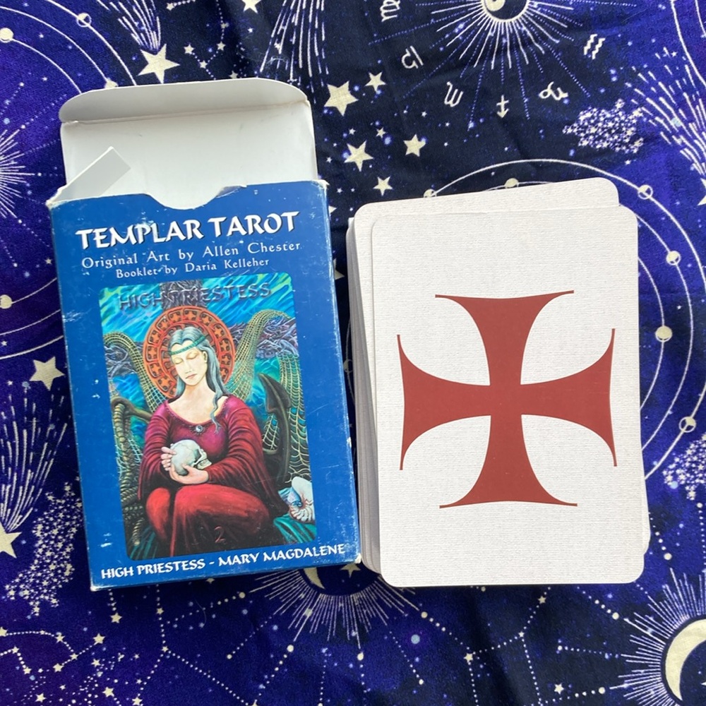 Vintage Templar Tarot cards - Picture 5 of 5